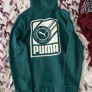 Puma Worldwide Hoodie Varsity Green Medium New
